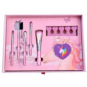 Zestaw do Makijażu Malowania Kosmetyki w Kuferku dla Dzieci Cienie Make UP