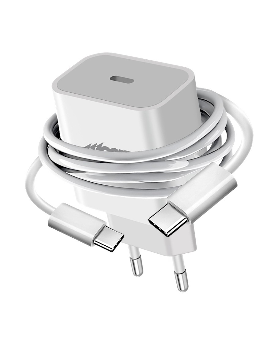 SZYBKA ŁADOWARKA DO IPHONE KOSTKA 20W + KABEL 1M USB-C ZESTAW uniwersalna