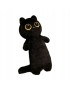 MASKOTKA PLUSZAK PODUSZKA KOT CZARNY DŁUGI 90 cm