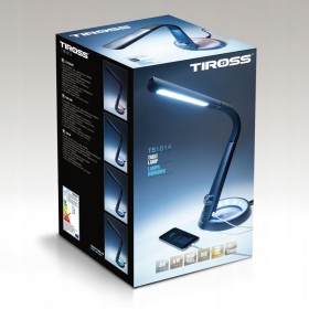 NOWOCZESNA LAMPKA LED NA BIURKO 8W 450LM TS1814