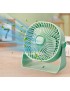 Mini wentylator na biurko mały WIATRAK stołowy BEZPRZEWODOWY ZIELONY