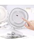 Wentylator biurkowy Mały wiatrak bezprzewodowy stojący + klips 1200mAh USB