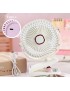 Wentylator biurkowy Mały wiatrak bezprzewodowy stojący + klips 1200mAh USB