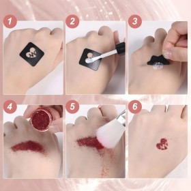 DUŻY ZESTAW DO ROBIENIA TATUAŻY SZABLONY TATUAŻE BROKAT ZMYWALNE PREZENT XL