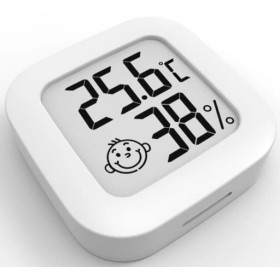 CYFROWY TERMOMETR HIGROMETR POKOJOWA STACJA POGODY POGODOWA Z WYŚWIETLACZEM