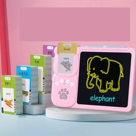 CZYTNIK KART TABLET DO NAUKI ANGIELSKIEGO SŁÓWEK 2W1 112 KART 224 SŁÓWKA