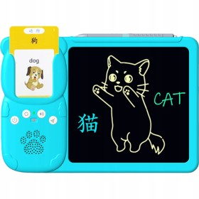 CZYTNIK KART TABLET DO NAUKI ANGIELSKIEGO SŁÓWEK 2W1 112 KART 224 SŁÓWKA