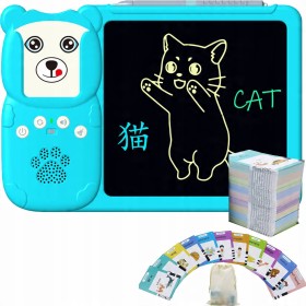 CZYTNIK KART TABLET DO NAUKI ANGIELSKIEGO SŁÓWEK 2W1 112 KART 224 SŁÓWKA