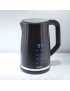 Czajnik elektryczny Tiross wewnętrzne ze stali nierdzewnej 2200 W czarny