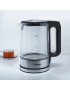 Czajnik elektryczny Tiross wewnętrzne ze stali nierdzewnej 2200 W czarny