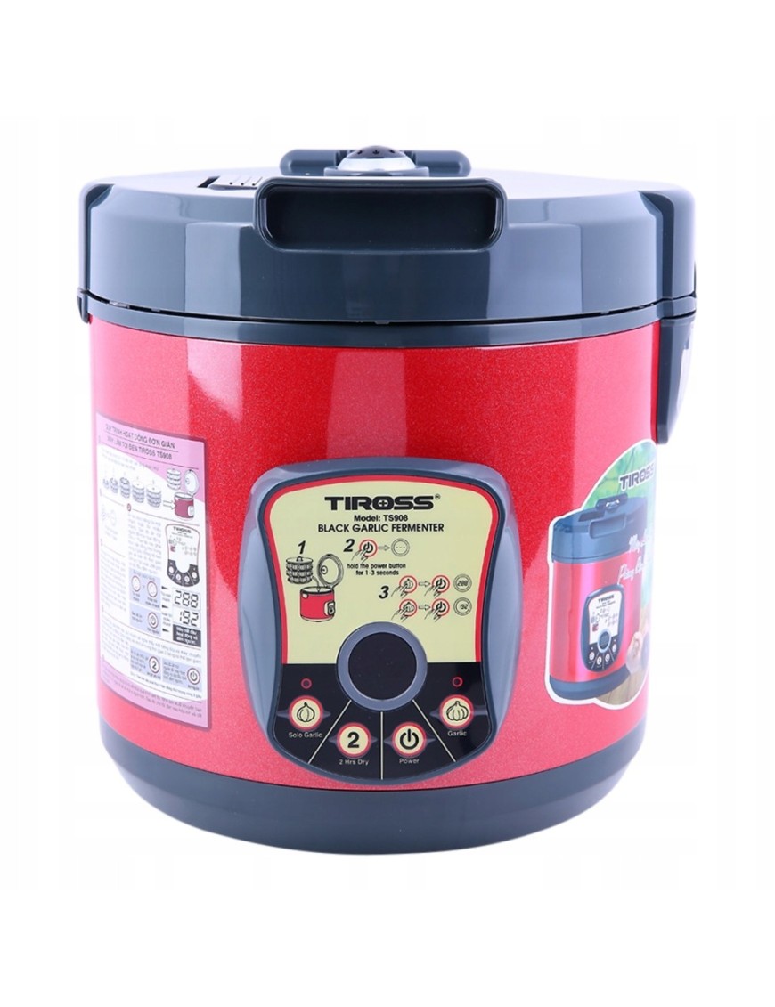 Garnek do fermentacji czarnego czosnku TIROSS 2 tryby 6L TS908