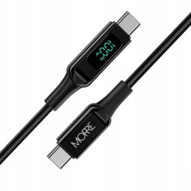 Kabel do ładowania USB-C 100W 1.5m LCD PD QC 3.0 5A laptop telefon dane