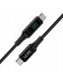 Kabel do ładowania USB-C 100W 1.5m LCD PD QC 3.0 5A laptop telefon dane