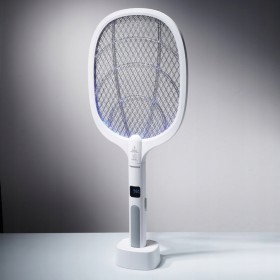 ŁAPKA PUŁAPKA OWADOBÓJCZA LAMPA UV NA MUCHY KOMARY ELEKTRYCZNA 2W1 1800mAh