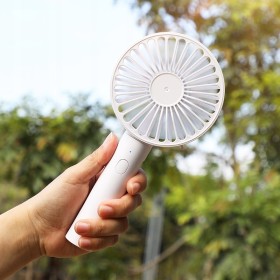 Wiatraczek przenośny USB-C mini ręczny bezprzewodowy wentylator biurkowy