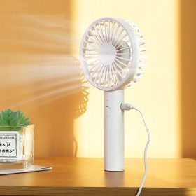 Wiatraczek przenośny USB-C mini ręczny bezprzewodowy wentylator biurkowy