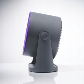 WENTYLATOR BIURKOWY WIATRAK STOŁOWY akumulatorowy LCD 100trybów mocny cichy