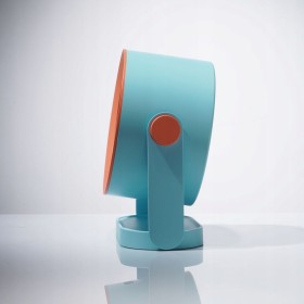 WIATRAK biurkowy USB-C mini wentylator stołowy cichy mocny LCD przewodu