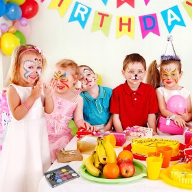 FARBY DO TWARZY ZMYWALNE FARBKI DO MALOWANIA CIAŁA ZESTAW 15 KOLORÓW DZIEC