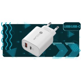 ZESTAW |SZYBKA ŁADOWARKA SIECIOWA USB TYPE-C + KABEL 1,5M LIGHTNING|PD20W