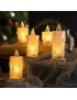 10x ŚWIECA 11CM ŚWIECZKA ELEKTRYCZNA OZDOBNA WKŁAD DO ZNICZY LED ZESTAWIE