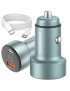 SZYBKA ŁADOWARKA SAMOCHODOWA DO TELEFONU USB USBC 48W PD 3A QC +kabel 1,5M