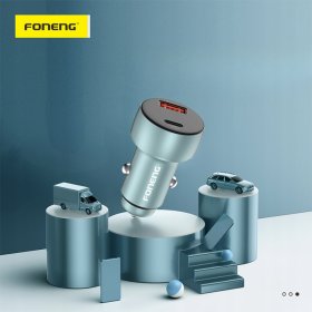 SZYBKA ŁADOWARKA SAMOCHODOWA DO TELEFONU USB USBC 48W PD 3A QC +kabel 1,5M