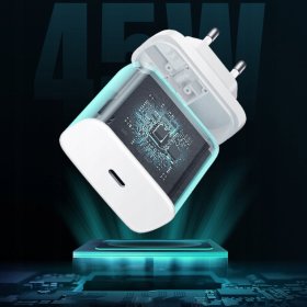 ŁADOWARKA SIECIOWA PD 45W SZYBKIE ŁADOWANIE DO SAMSUNG + KABEL USB-C 1,5 M