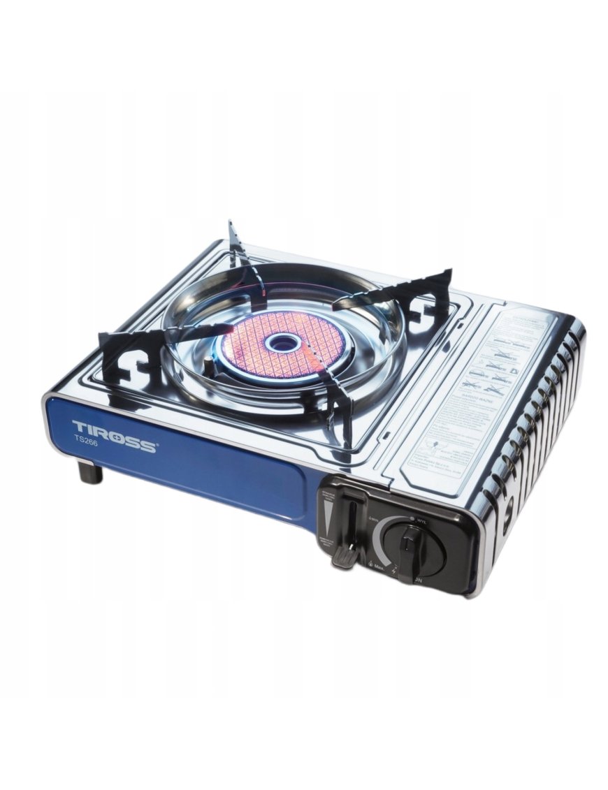 Kuchenka turystyczna Tiross TS-266 srebrna 1650 W