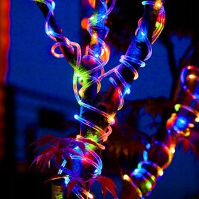 WĄŻ ŚWIETLNY ZEWNĘTRZNY 480 LED LAMPKI CHOINKOWE IP44 20m WIELOKOLOROWY