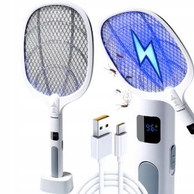 ŁAPKA PUŁAPKA LAMPA OWADOBÓJCZA UV NA MUCHY KOMARY ELEKTRYCZNA PACKA TIROSS