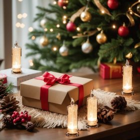 10x ŚWIECA 15CM ŚWIECZKA ELEKTRYCZNA OZDOBNA WKŁAD DO ZNICZY LED W ZESTAWIE