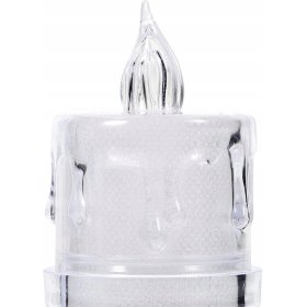 12X ŚWIECZKA BROKATOWA WKŁAD DO ZNICZY ŚWIECA Z BATERIAMI BROKATOWA 9,5CM