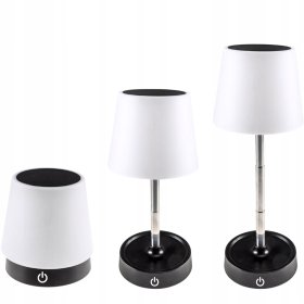 LAMPA NOCNA LAMPKA STOŁOWA LED AKUMULATOROWA REGULOWANA USB-C ŚCIEMNIALNA