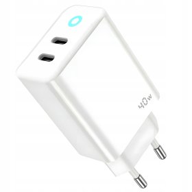 SZYBKA ŁADOWARKA USB-C 40W KOSTKA + KABEL PRZEWÓD DO IPHONE LIGHTNING 1,5M