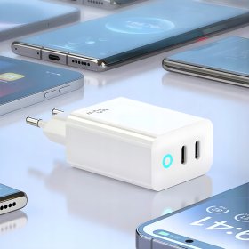 SZYBKA ŁADOWARKA USB-C 40W KOSTKA + KABEL PRZEWÓD DO IPHONE LIGHTNING 1,5M