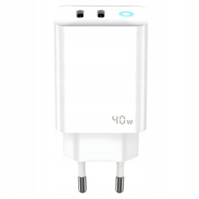 SZYBKA ŁADOWARKA USB-C 40W KOSTKA + KABEL PRZEWÓD DO IPHONE LIGHTNING 1,5M