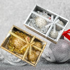 Zestaw 3x Świeczka Sojowa Zapachowa Upominek Świeca Świąteczny Mini PREZENT