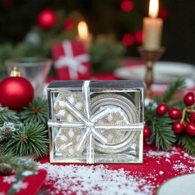 Zestaw 3 świec sojowych zapachowych w kształcie szyszek sosnowych – nastrojowy upominek na zimę