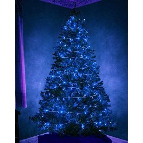 LAMPKI ŚWIATEŁKA NA CHOINKĘ ZEWNĘTRZNE WEWNĘTRZNE 500LED NIEBIESKI MOCNE