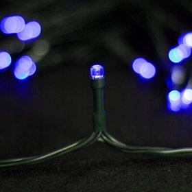 LAMPKI ŚWIATEŁKA NA CHOINKĘ ZEWNĘTRZNE WEWNĘTRZNE 500LED NIEBIESKI MOCNE