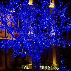 Lampki światełka na choinkę zewnętrzne wewnętrzne 200 LED niebieski mocne