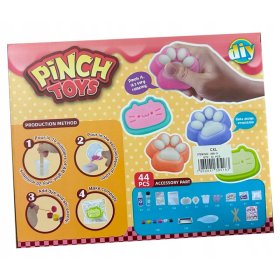 Zestaw do robienia Gniotki Kocia Łapka 44 el. Antystresowy Squishy DIY