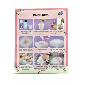 Zestaw do robienia Gniotki Kocia Łapka 44 el. Antystresowy Squishy DIY