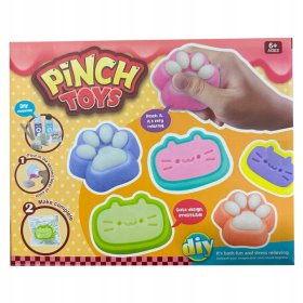 Zestaw do robienia Gniotki Kocia Łapka 44 el. Antystresowy Squishy DIY