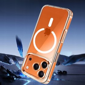 ETUI CASE DO IPHONE 17 PRO MAX DO MAGSAFE PRZEROCZYSTE + 2SZT SZKŁO 5D 9H