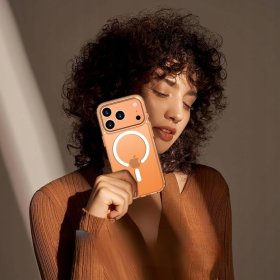 Etui Magnetyczne Przezroczyste do iPhone 17 Pro do MAGSAFE + 2szt Szkło 5D