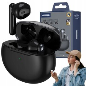 SŁUCHAWKI BEZPRZEWODOWE BLUETOOTH POWERBANK SPORTOWE DOUSZNE MIKROFON