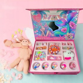 KUFEREK KOSMETYKÓW MAKEUP ZESTAW DO MALOWANIA MAKIJAŻU I PAZNOKCI XXL