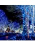 LAMPKI CHOINKOWE Niebieski 500 LED FLASH WEW/ZEW 36M NA CHOINKĘ